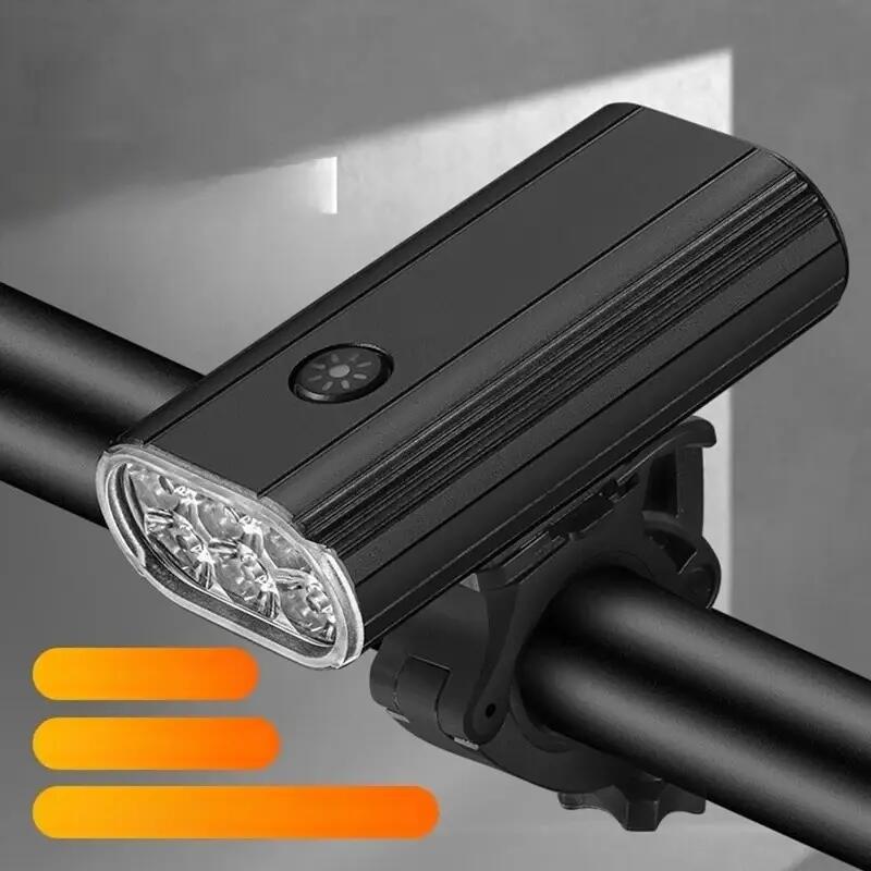 Lampa na kierownicę rowerową wysoka moc wodoodporna 4/7