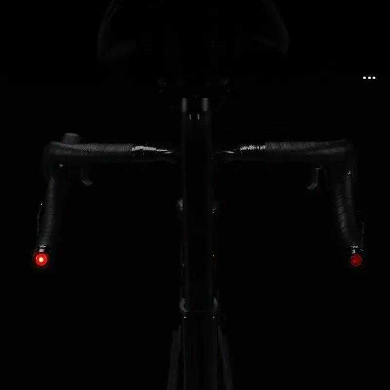 Paire de lumières LED avertissement pour guidon de vélo 3/5