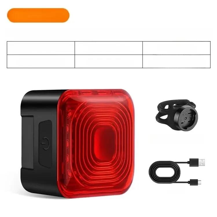 Feu arrière intelligent de vélo détection de frein avec affichage de batterie 3/7