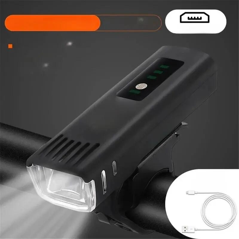 Faro bicicleta detección luz inteligente impermeable 3/7
