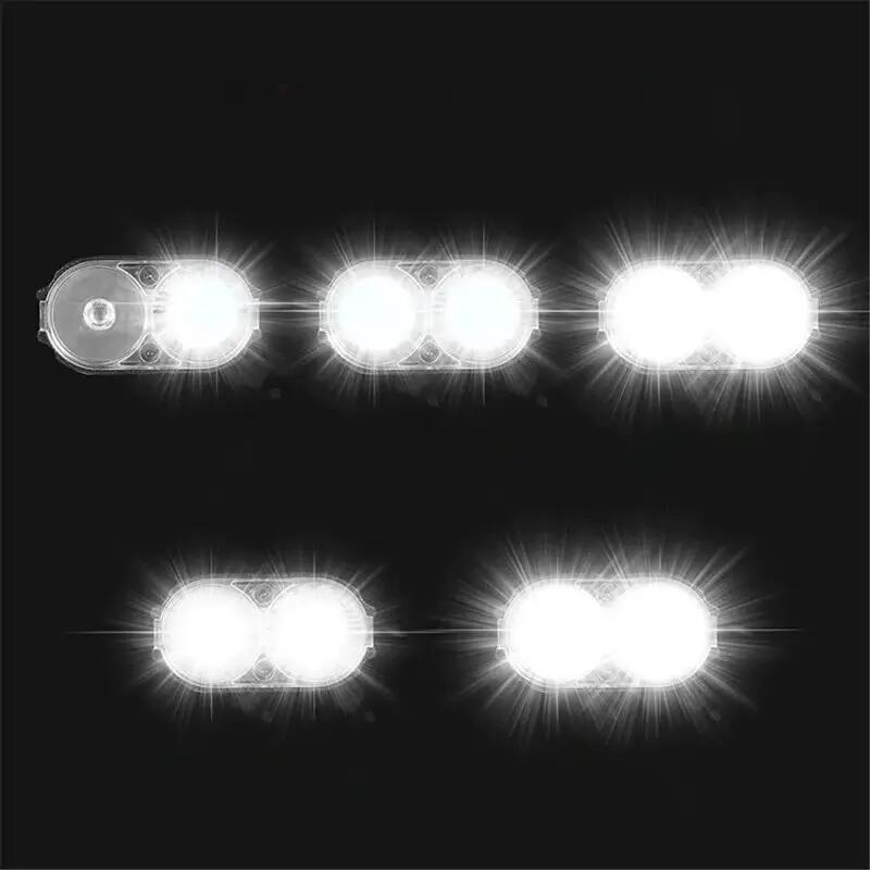 Nepromokavá dobíjecí USB lampa na kolo s displejem baterie 2/7