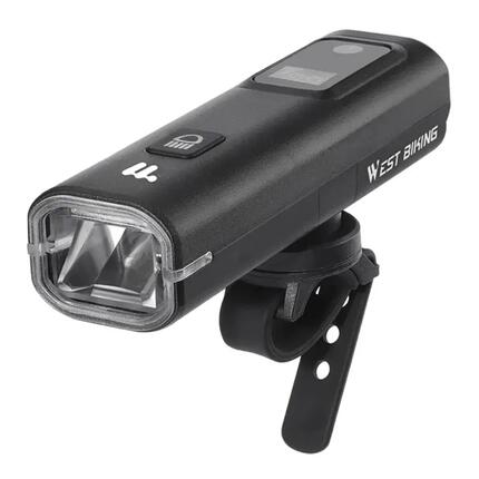 Lampe avant de vélo intelligente à détection de lumière