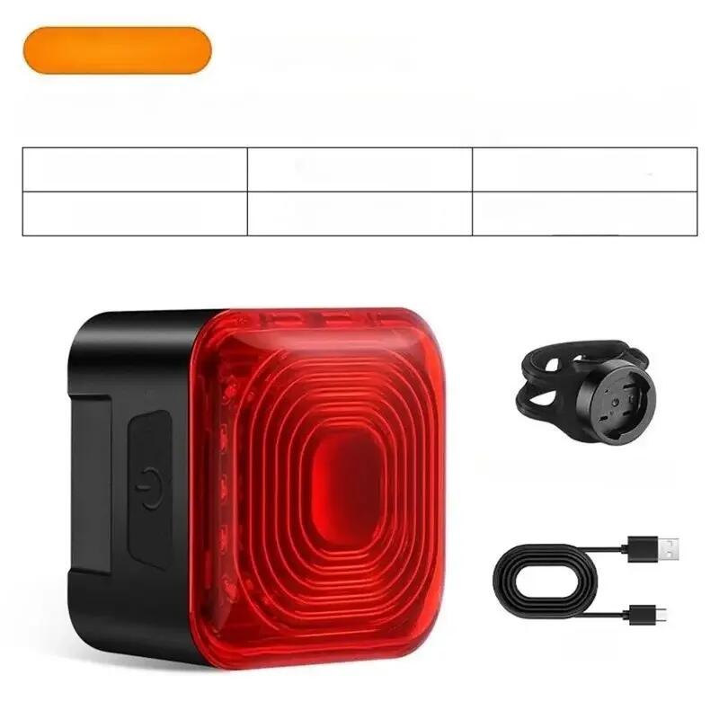 Feu arrière intelligent de vélo détection de frein avec affichage de batterie 2/7
