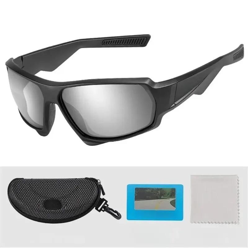 Occhiali da sole bici polarizzati anti-UV e antivento 4/4