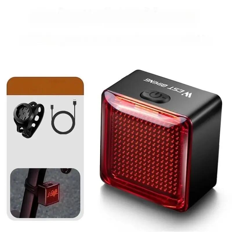 Luz trasera bicicleta con sensor freno programable 2/7