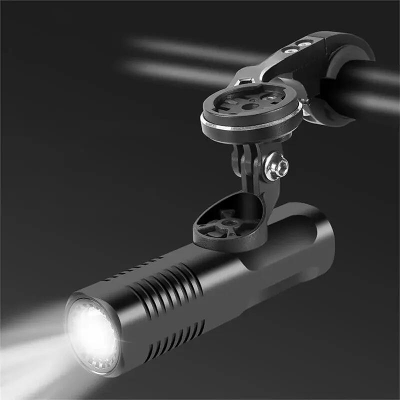 Phare avant de vélo lumineux en alliage d'aluminium 2/7