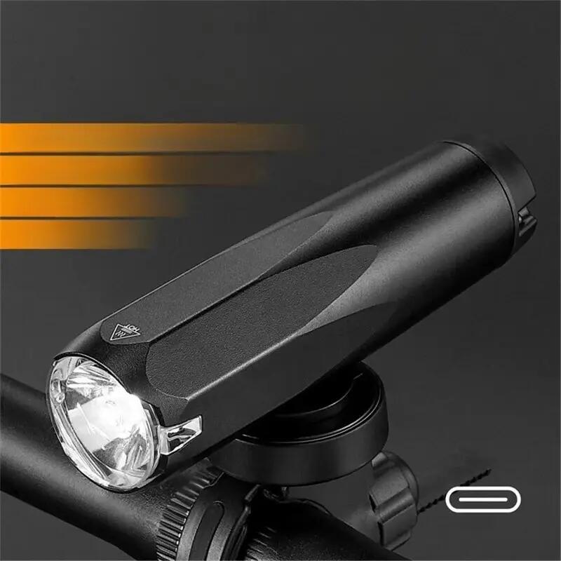 Faro bicicleta multifuncional detección luz Tipo-C 3/7