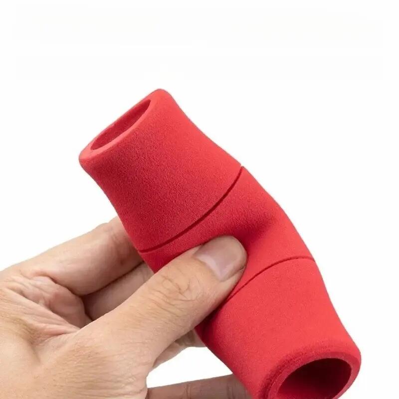 Puños manillar bambú con tapón antipolvo espuma 7/7