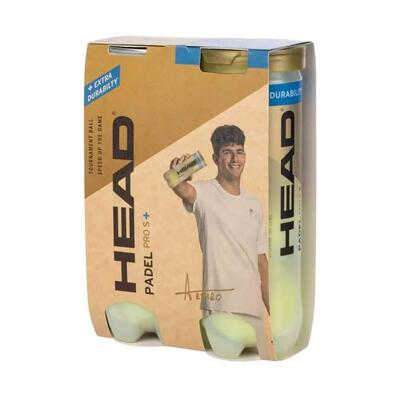 Bipack of balls head padel pro s+
