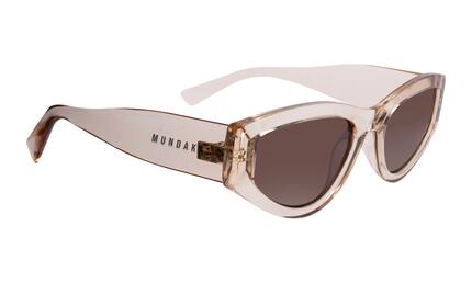 **Lunettes de soleil TEAVA cristal pêche, Polarisés GRIS - cat.3 - MUNDAKA**