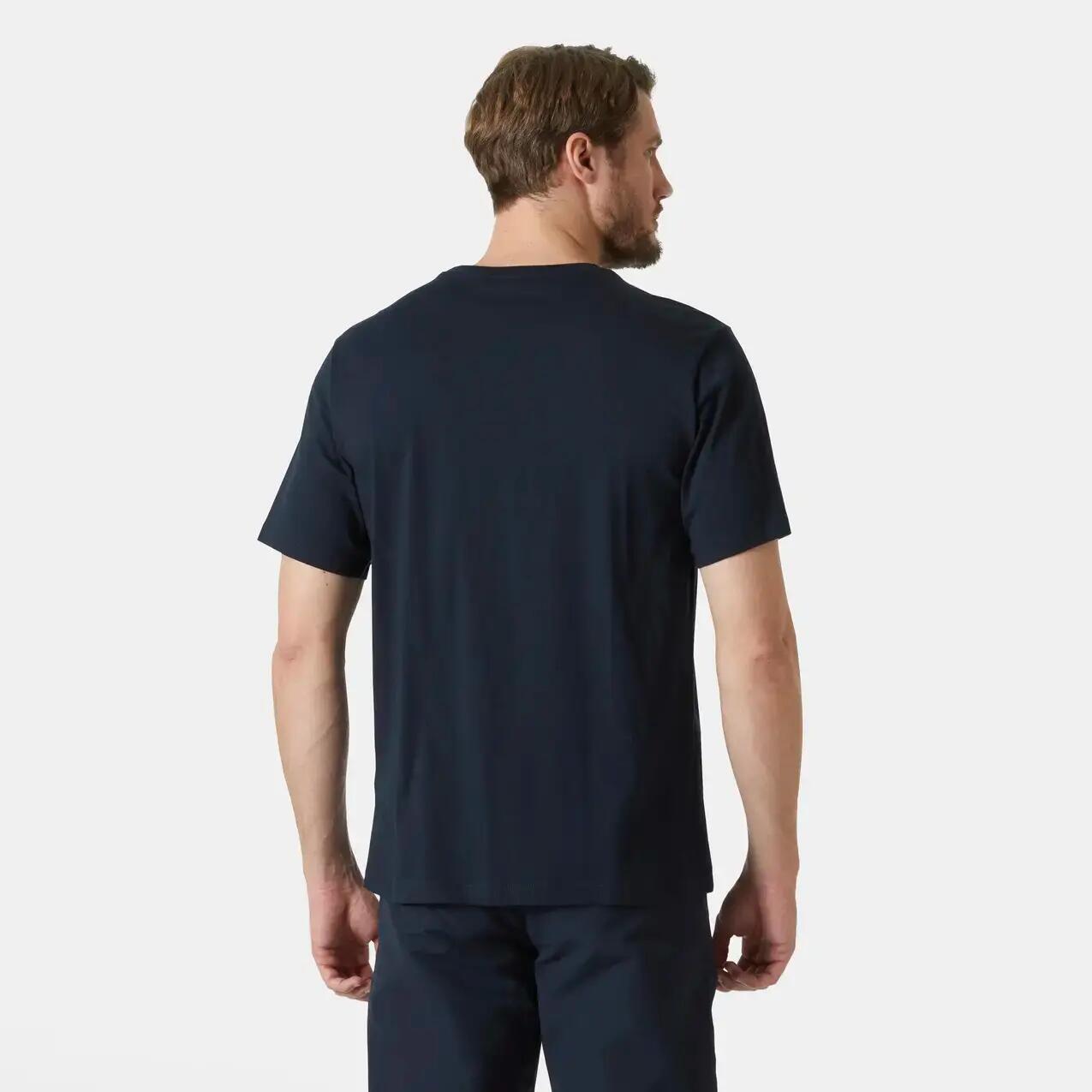 Camiseta azul marino Helly Hansen Logo 4/5