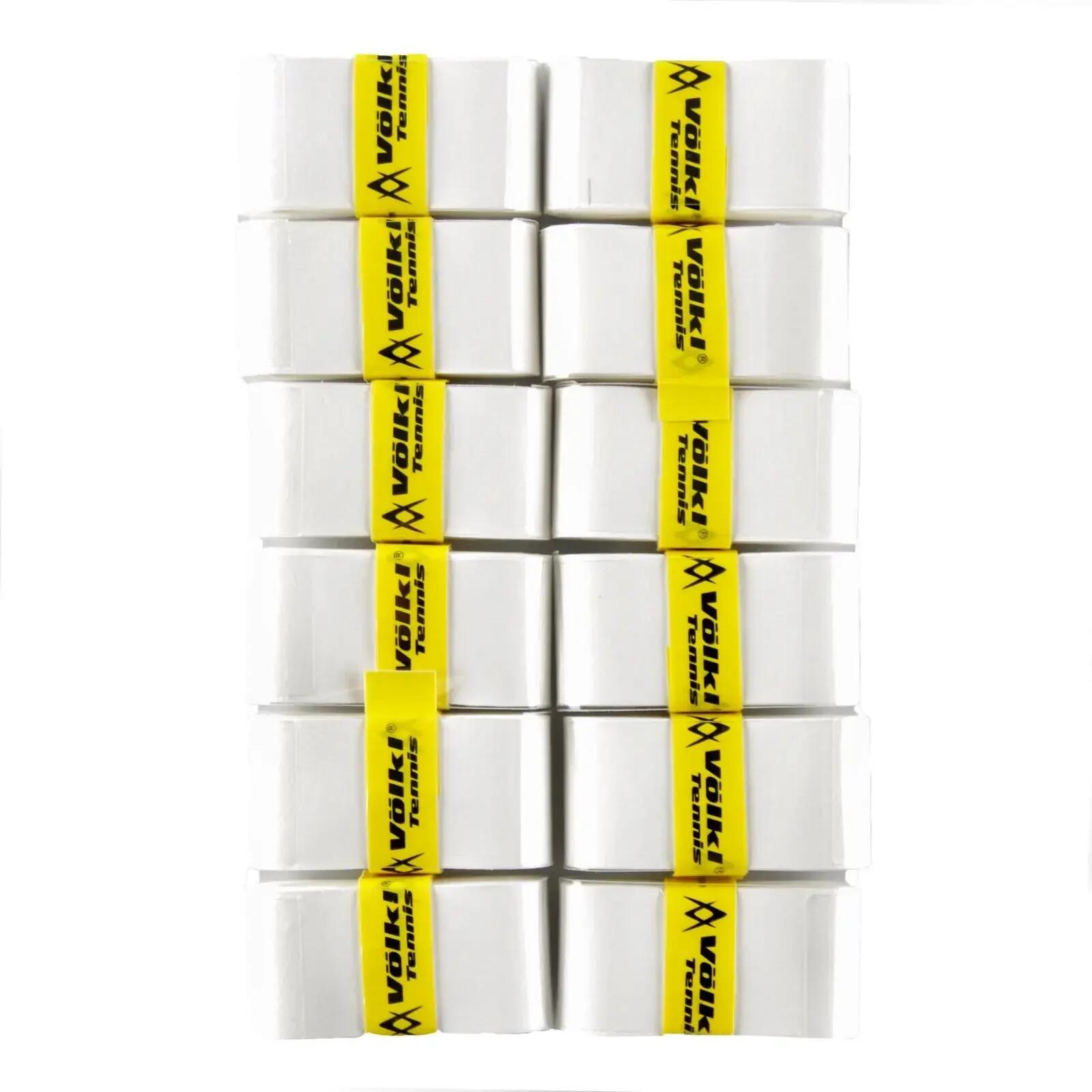 Volkl V-Dry Over Grip For Tennis Racquets Bulk - 12 Pack - White