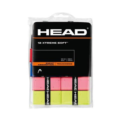 Blister 12 Pz Overgrips Head Xtreme Soft Multicolore