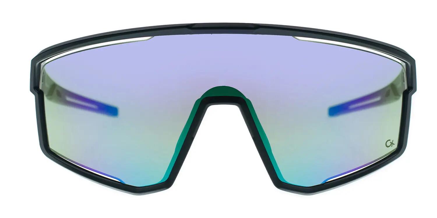 Lunettes de soleil de sport AKILA noir mat, CX Vert - cat.3 - MUNDAKA 2/6