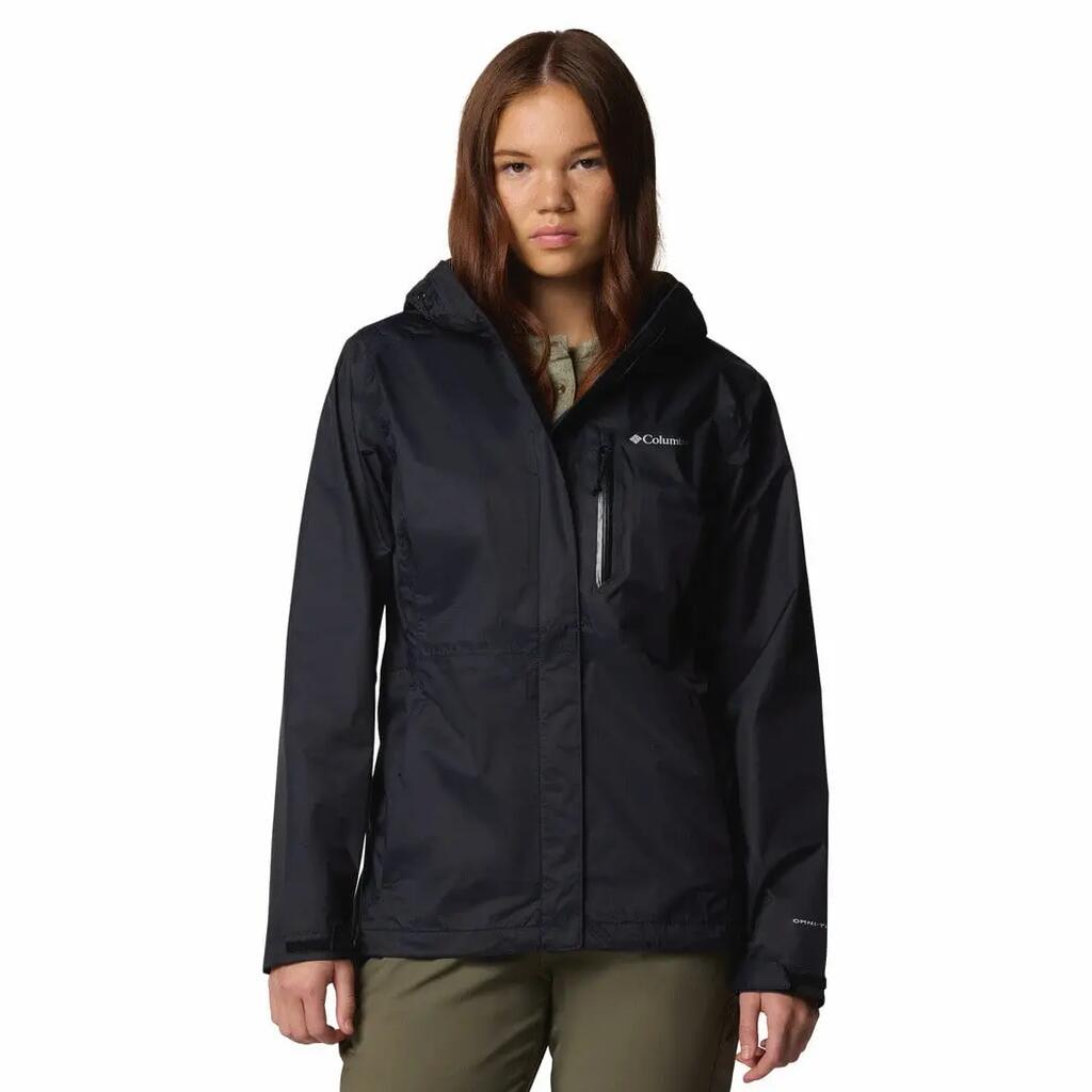 Columbia Pouring Adventure Waterproof Hiking Jacket - Black
