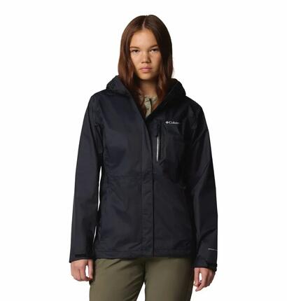 Columbia Pouring Adventure Wanderjacke für Herren, Schwarz