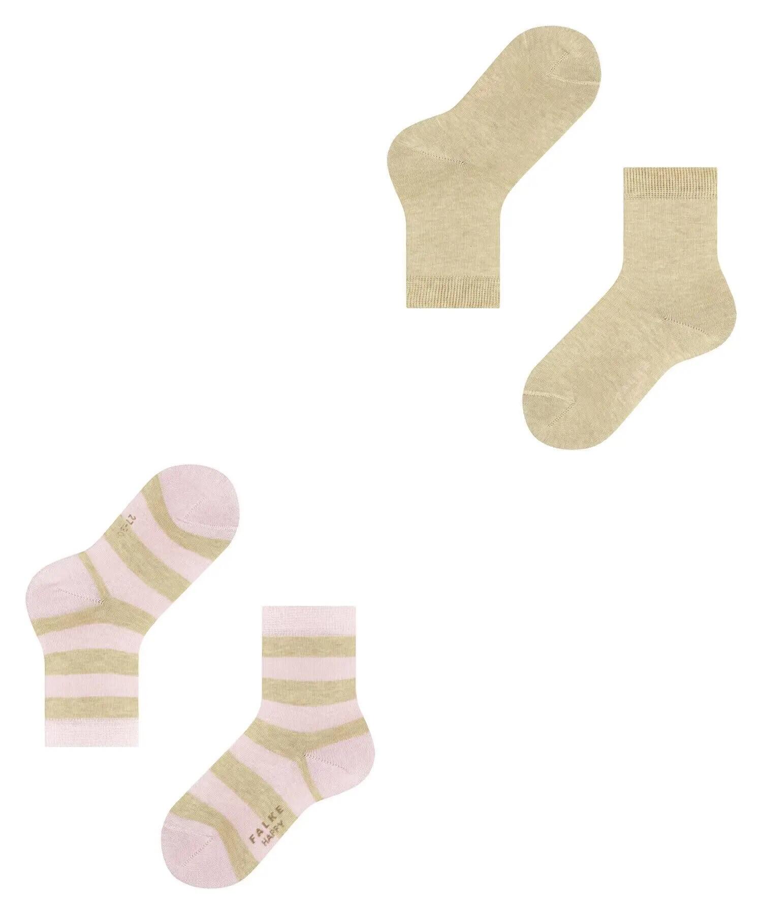 Socken Unisex 2er Pack-FALKE Happy Stripe 2Pack SO 7/10