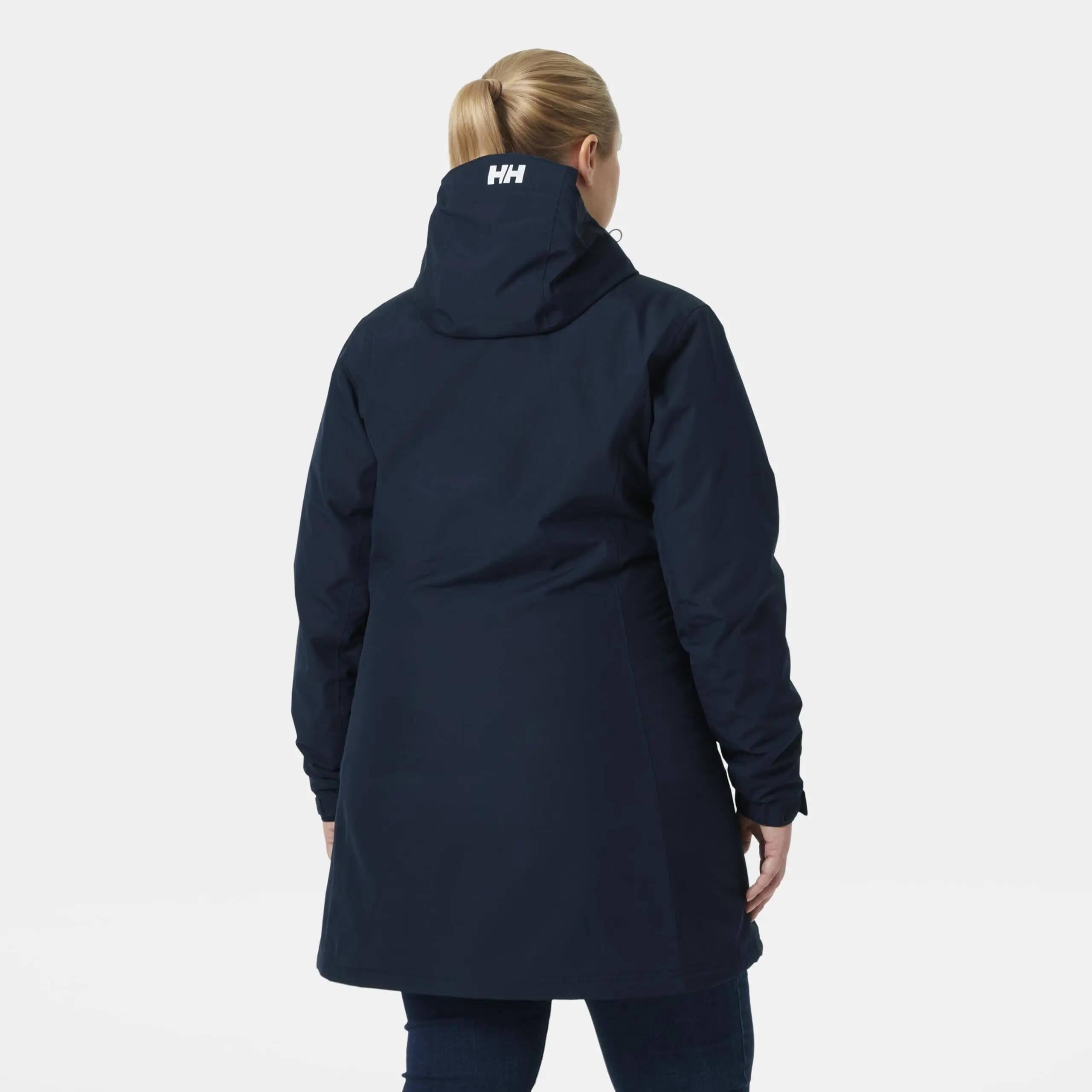 Veste imperméable femme Helly Hansen long belfast winter 6/9
