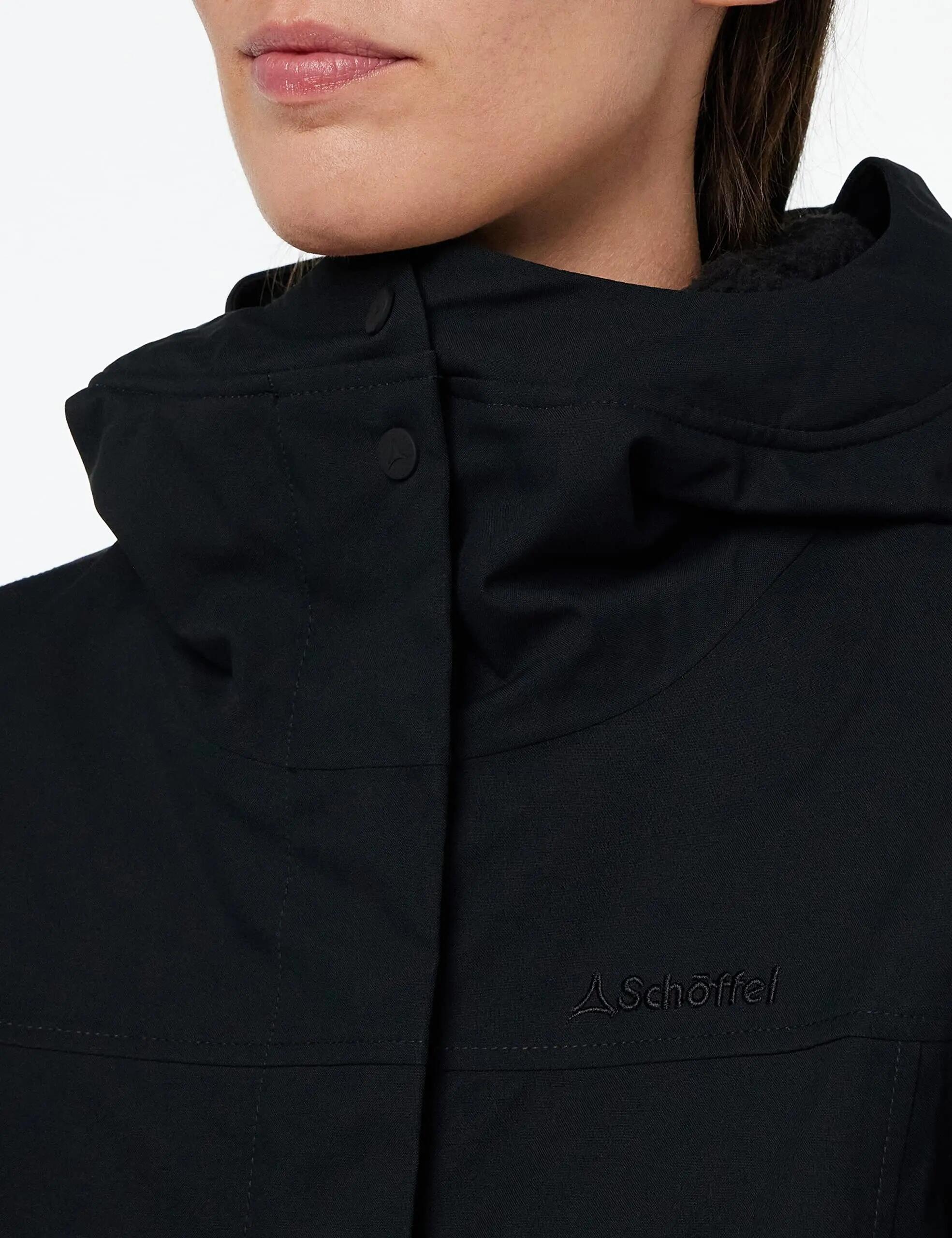 Schöffel Parka Rotterdam L für Damen black 42 3/10