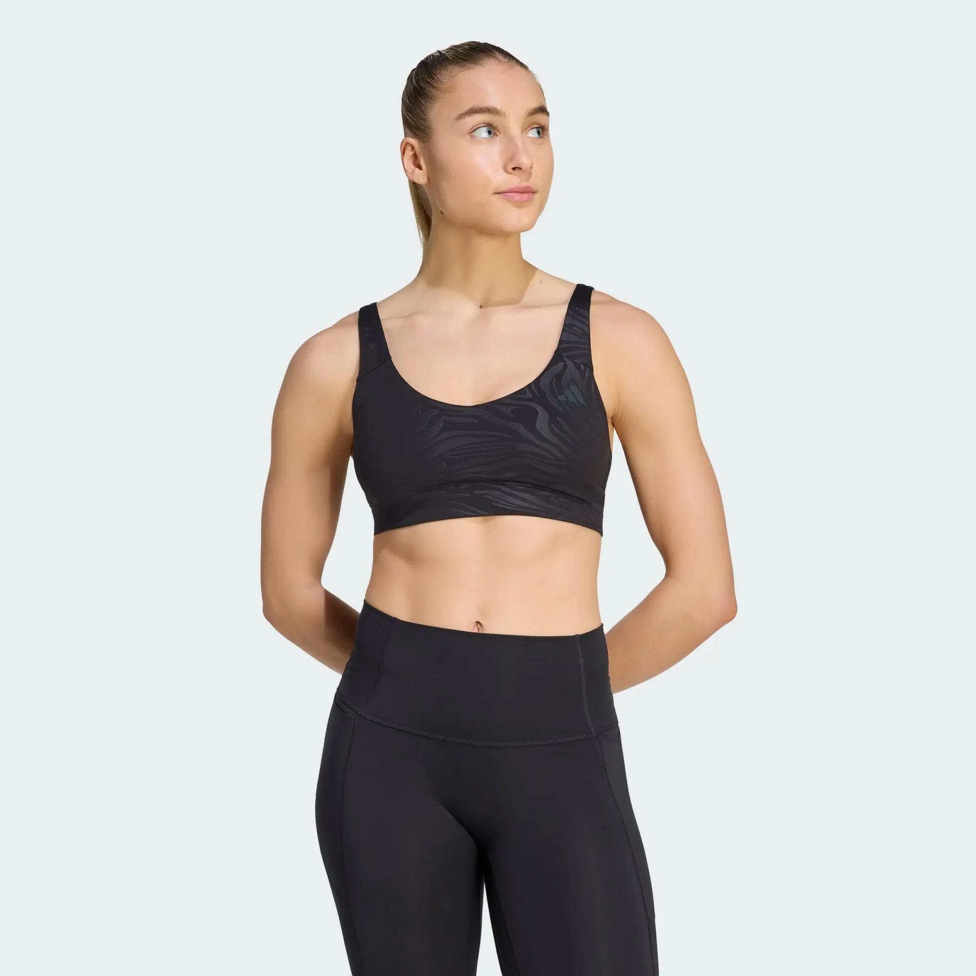 Reggiseno sportivo a supporto leggero All Me Essentials con grafica 2/6