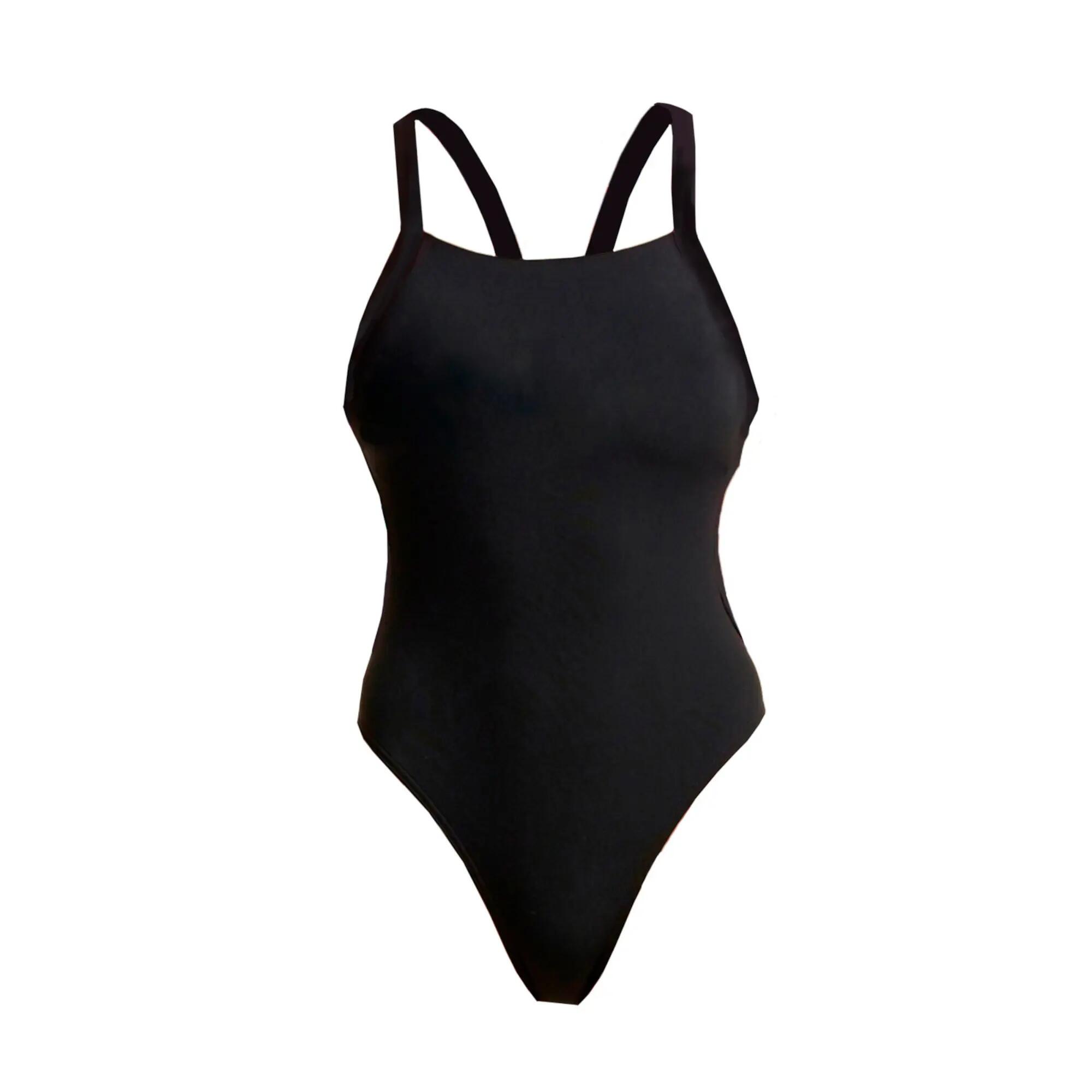Damski strój do pływania Funkita Still Black - Brace Free 1/8