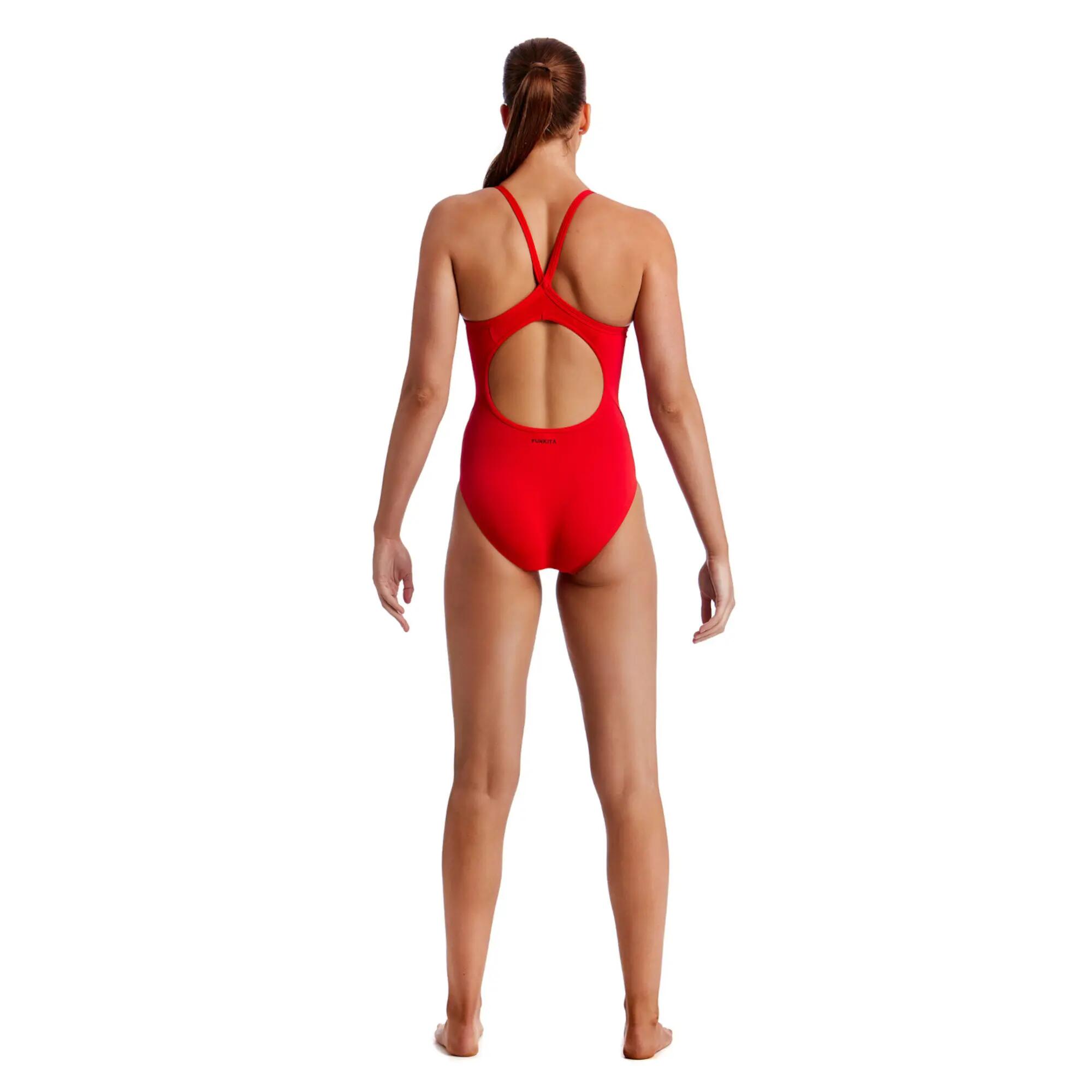 Fato de banho Funkita Diamond Back Vermelho 6/7