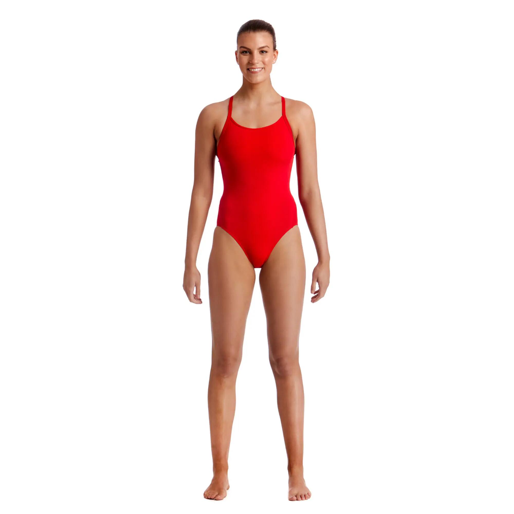 Fato de banho Funkita Diamond Back Vermelho 5/7