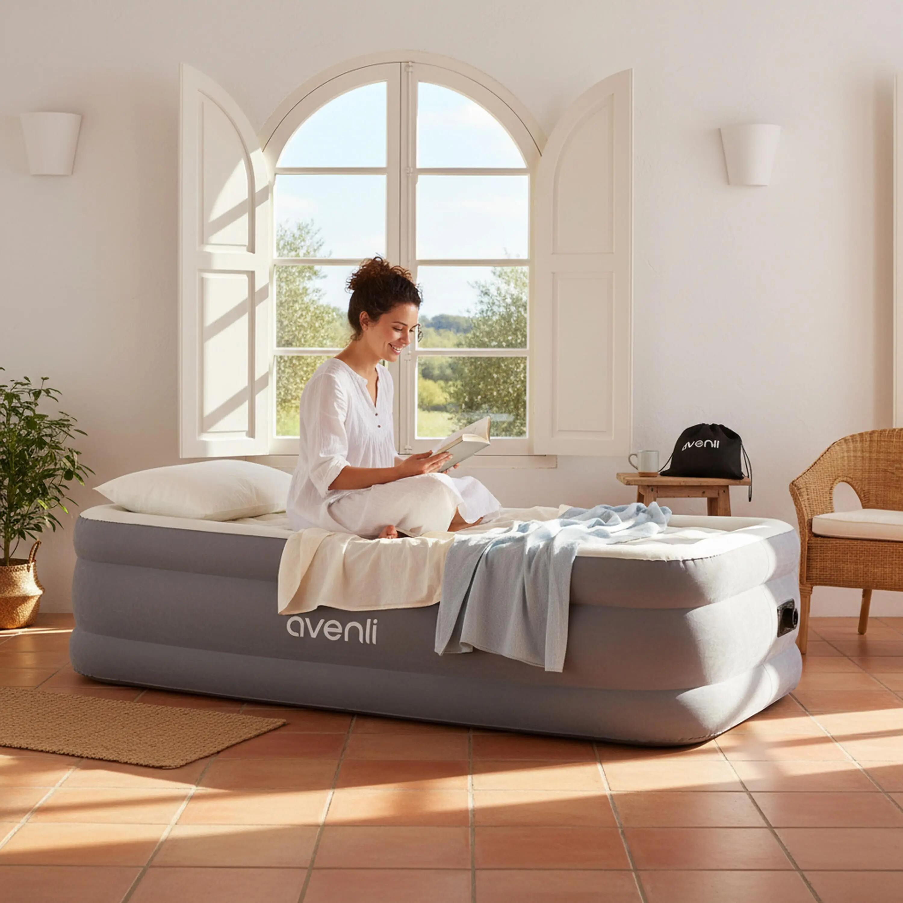 Luftmatratze selbstaufblasend 1 Person 191x99x46cm Luftbett mit Elektropumpe 2/11