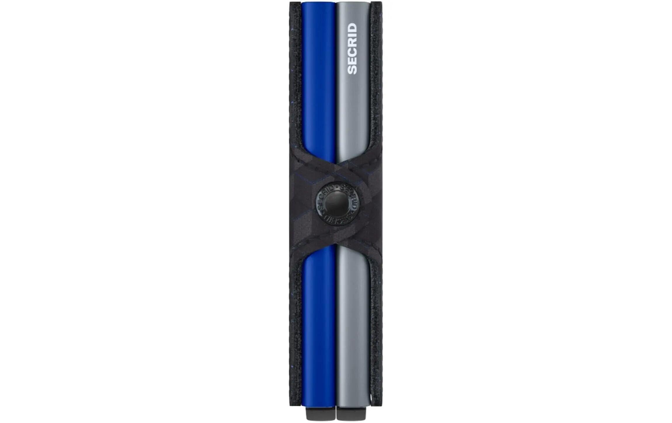 SECRID Portafoglio Twinwallet Optical Titanium Blue 2/3