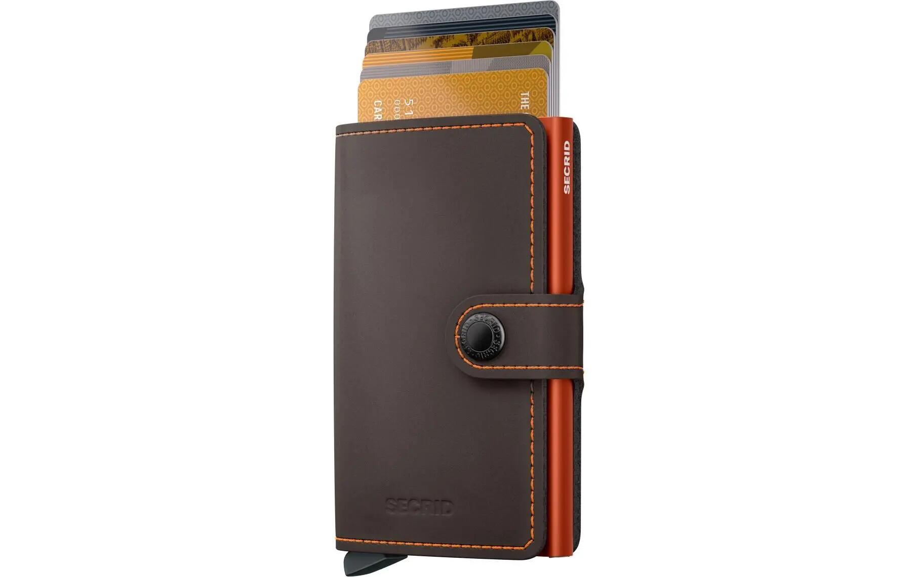 SECRID Miniwallet Matte Truffle Orange portafoglio 3/3