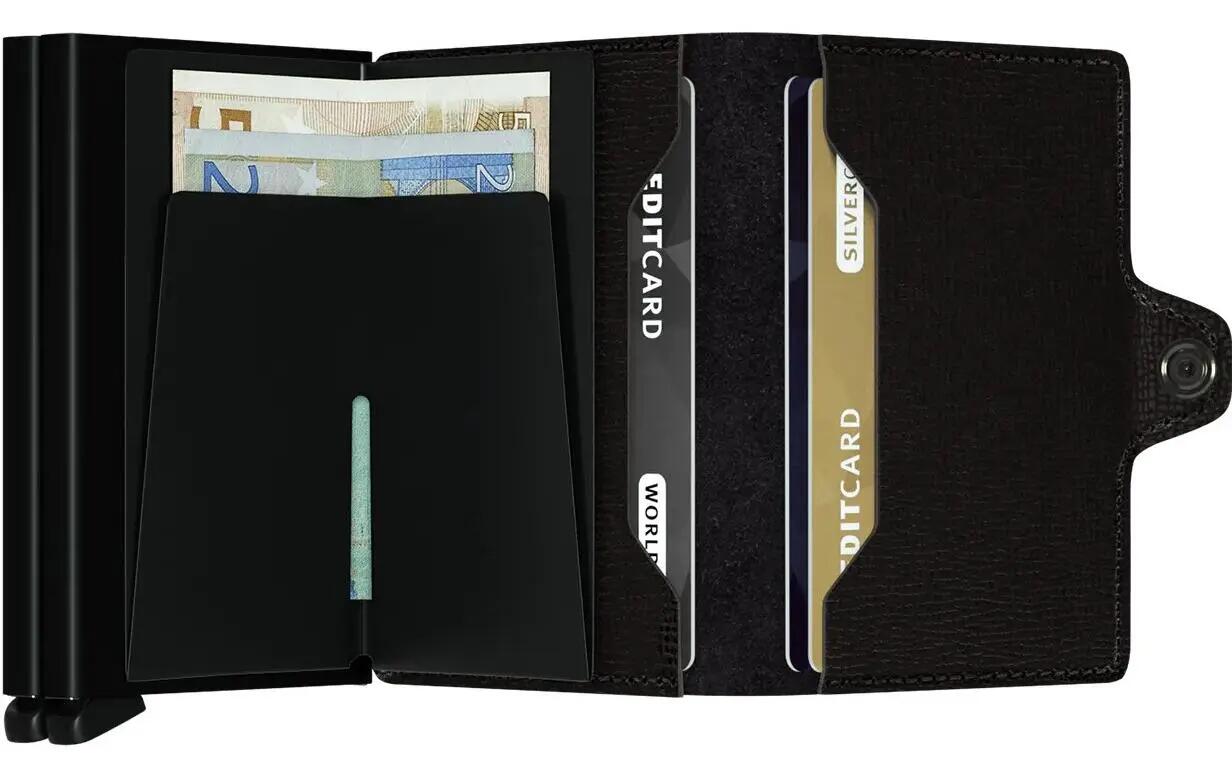 SECRID Twinwallet Crisple Black Portafoglio Protezione RFID 3/3