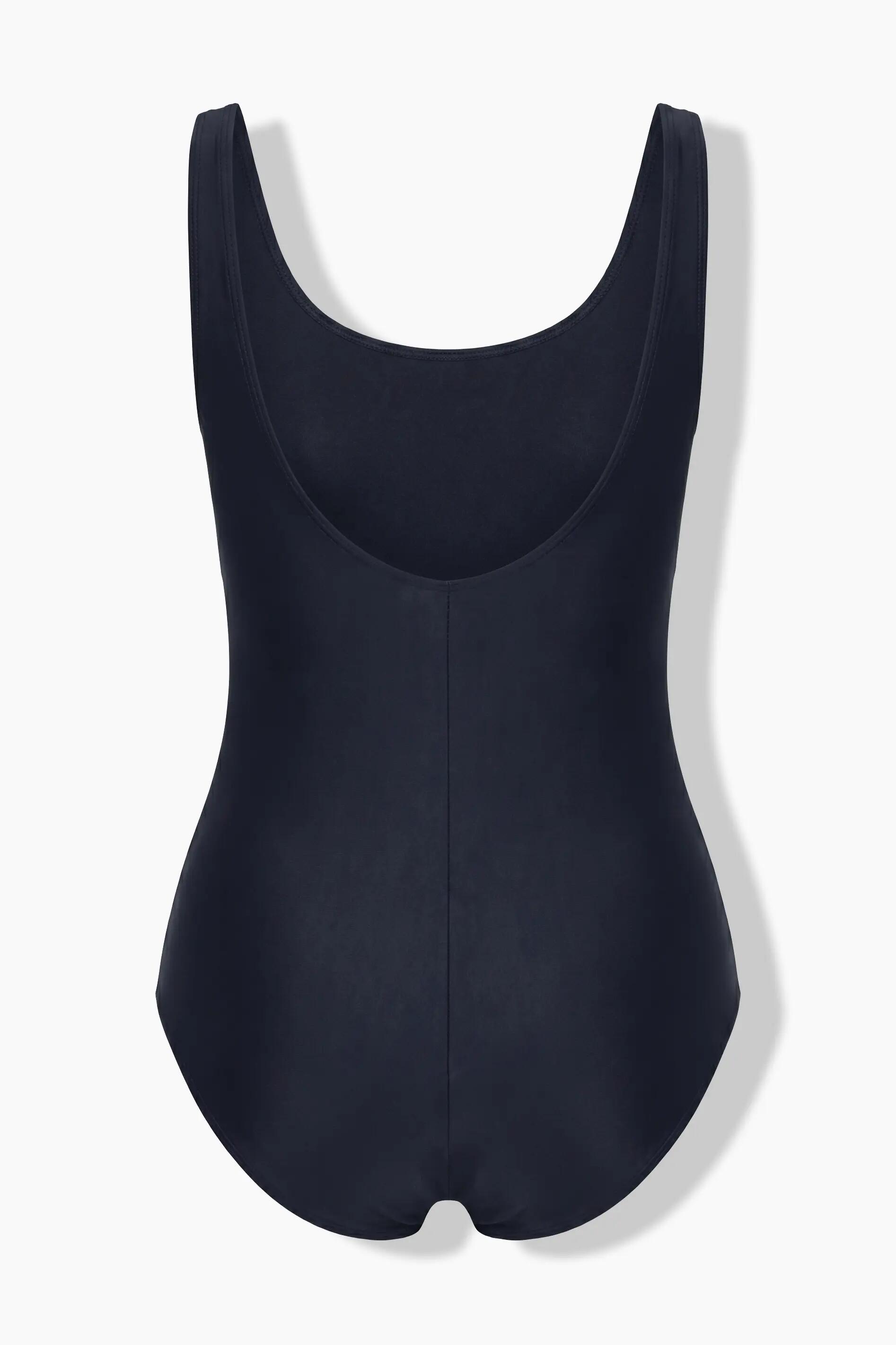 Femme Maillot de bain sans bonnets souples décolleté rond et détails colorés 7/7