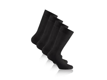 Rohner Socks Chaussettes Bambou Noir Pack de 2 T. 39-42