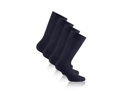 Rohner Socks Chaussettes Bambou Bleu Foncé Pack de 2 T. 39–42