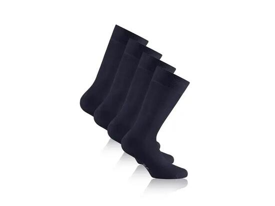Rohner Socks Chaussettes Bambou Bleu Foncé Pack de 2 T. 39–42