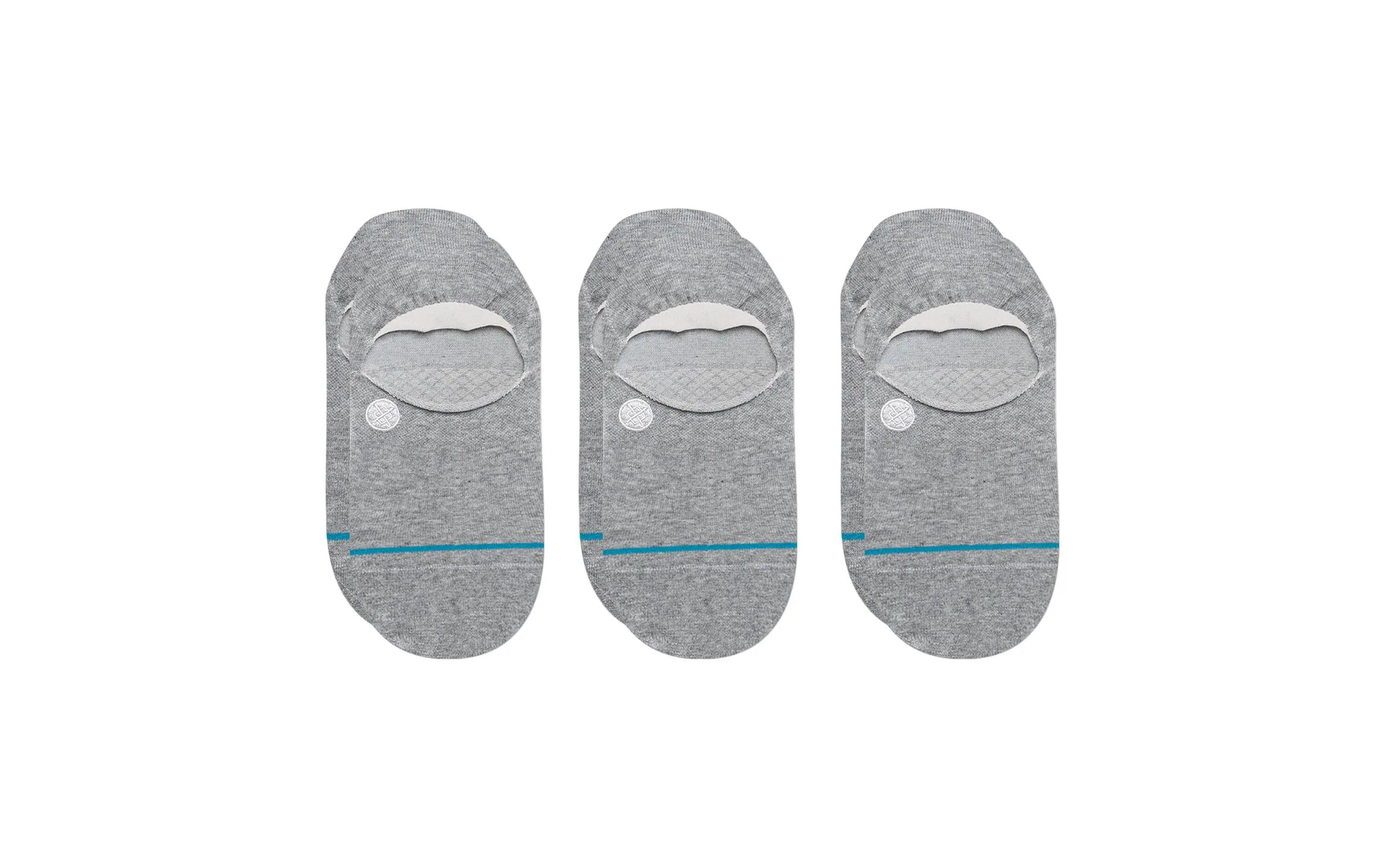 STANCE Icon No Show Heather Grey Socken 3er-Pack 2/2