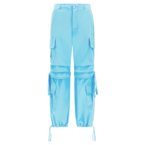 Pantaloni cargo con doppie tasche e coulisse intermedia