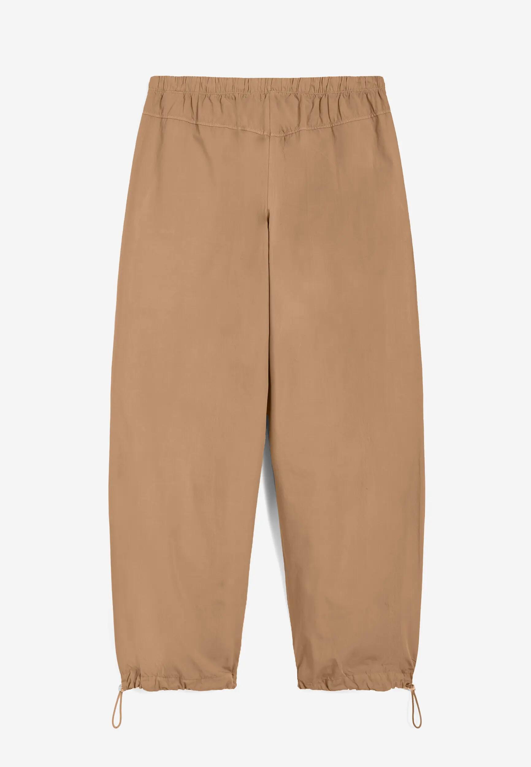 Pantalon parachute en popeline avec lacets ajustables aux chevilles 2/3