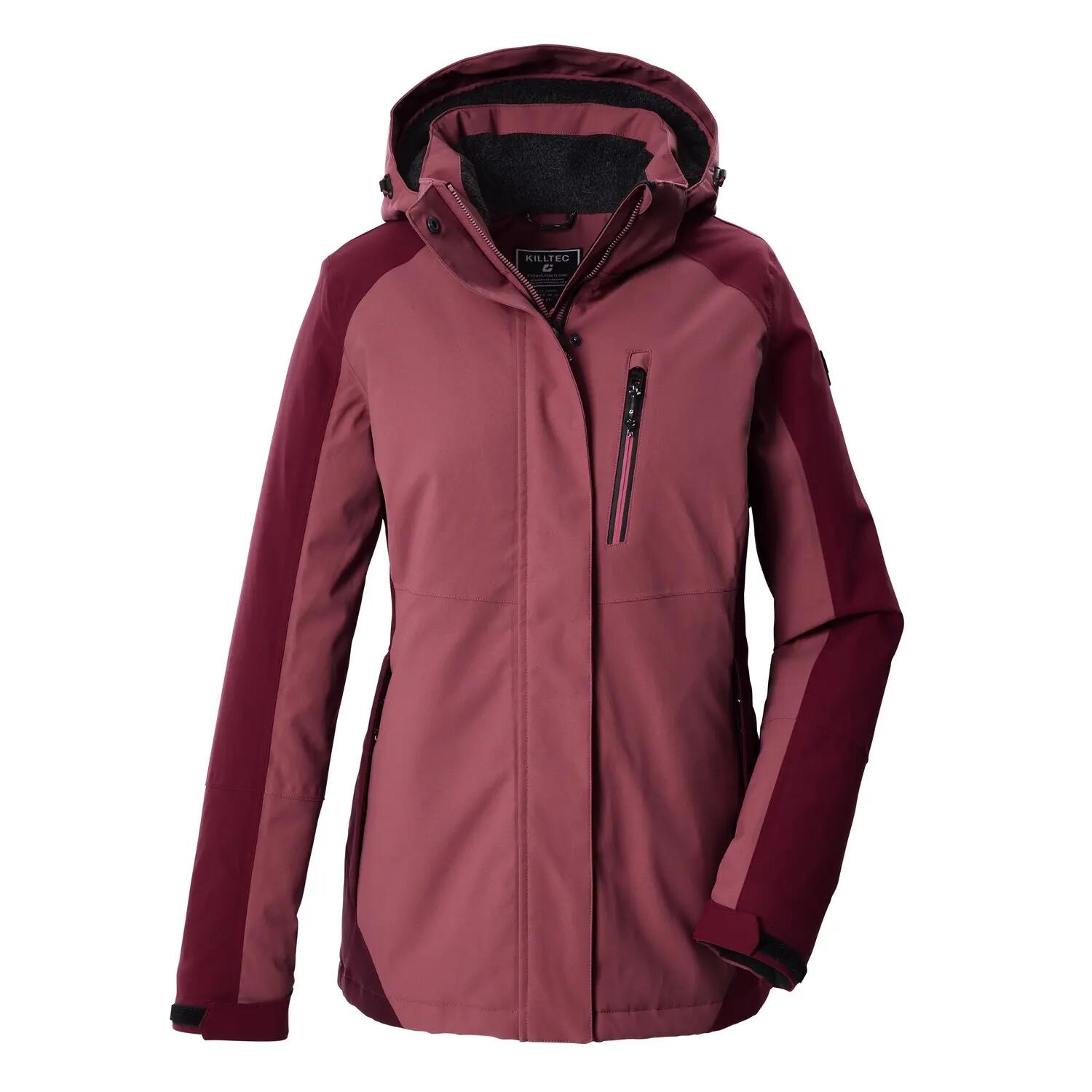 Killtec Funktionsjacke mit Kapuze für Damen wasserdicht 3/4