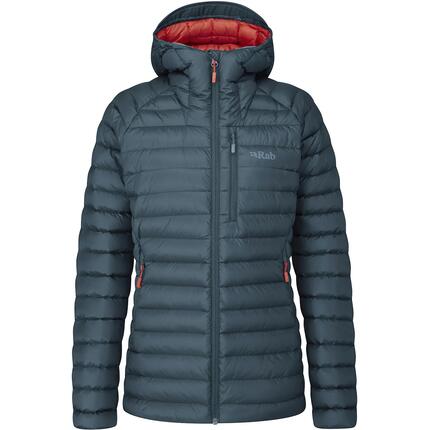 Damen Mantel Rab W MICROLIGHT ALPINE LONG JACKET