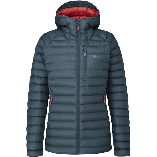 Damen Mantel Rab W MICROLIGHT ALPINE LONG JACKET