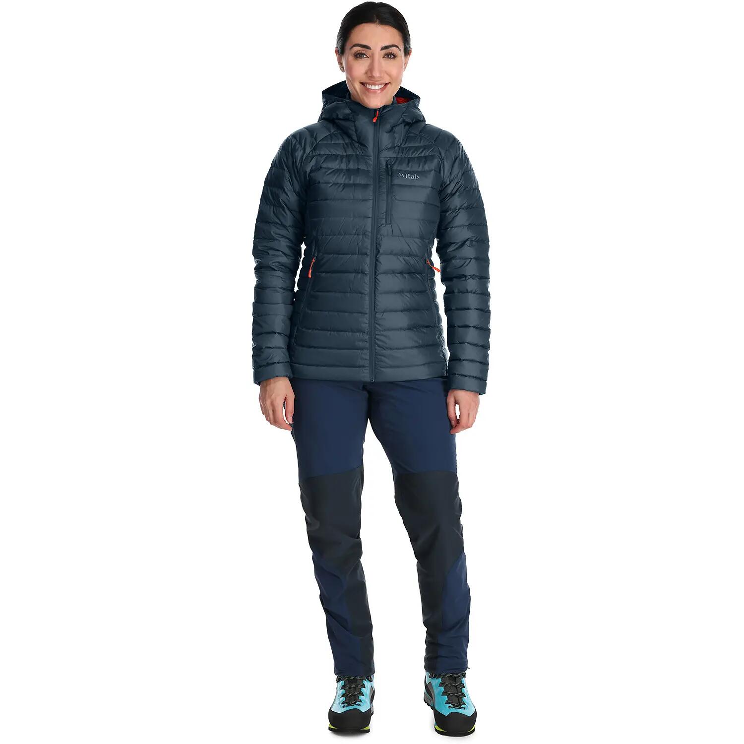 Damen Mantel Rab W MICROLIGHT ALPINE LONG JACKET 4/4
