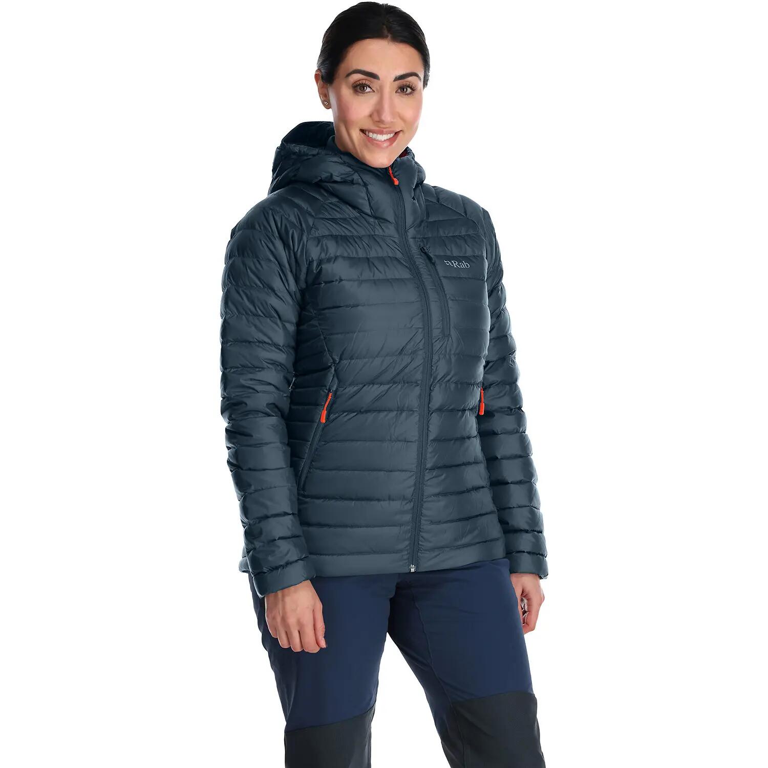 Damen Mantel Rab W MICROLIGHT ALPINE LONG JACKET 2/4