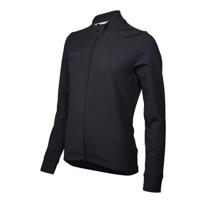 Longsleeve wielershirt - fiets - dames - p-drift w - zwart