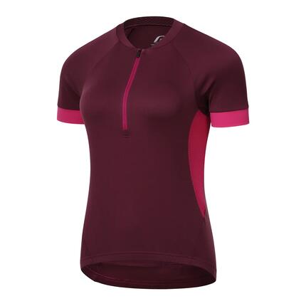 Maillot - Vélo - Femme - P-Heart and Mind - rouge foncé