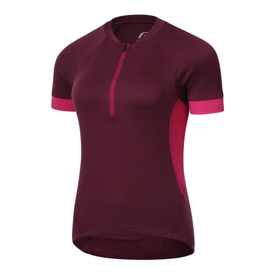 Maillot - Vélo - Femme - P-Heart and Mind - rouge foncé