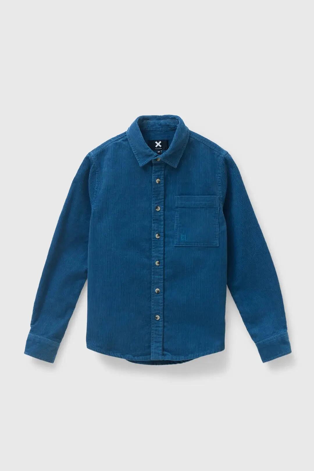 Camisa Kids Blue Banana de 100% Algodón Orgánico Winter Indigo Blue 1/2