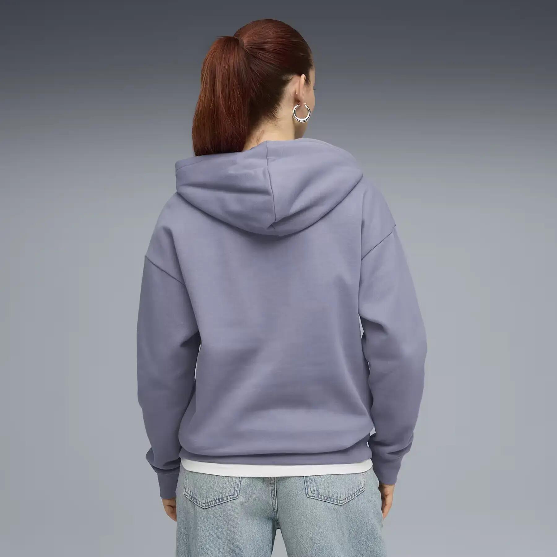 Felpa con cappuccio in fleece da donna Puma Essentials 4/5