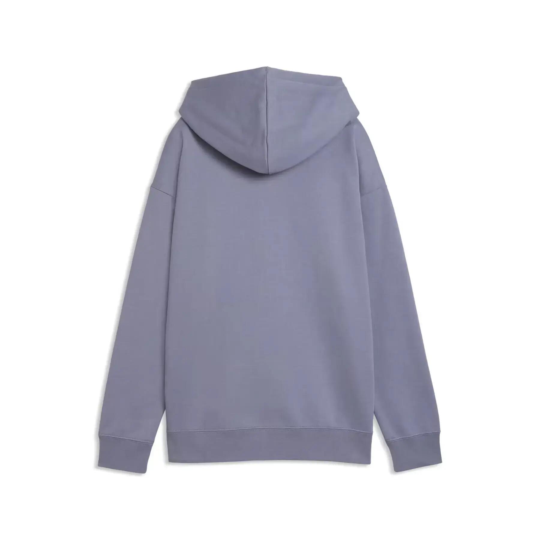 Felpa con cappuccio in fleece da donna Puma Essentials 2/5