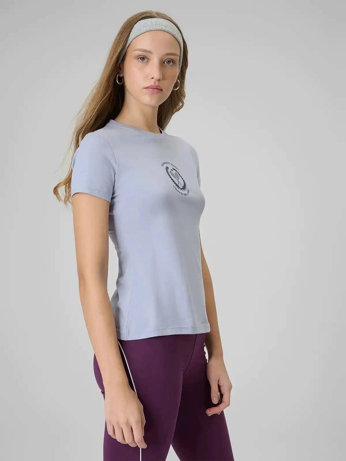 KOMPLET KOSZULEK DAMSKICH 4F 3PAK ZESTAW T-SHIRT SPORTOWY  SS26 4/12